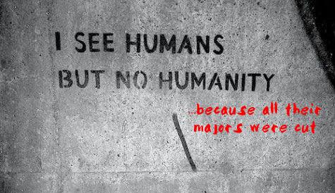 i see human but no humanity